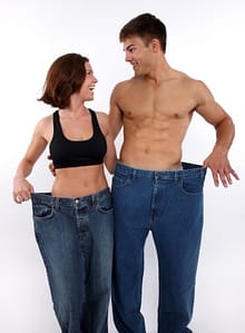 Couple losing weight