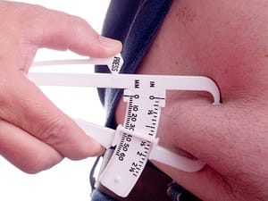 Body fat caliper and weight loss